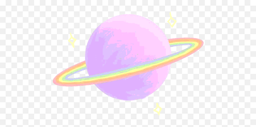 Kawaii Planet - Aesthetic Planet Gif Png Emoji,Planet Emoji