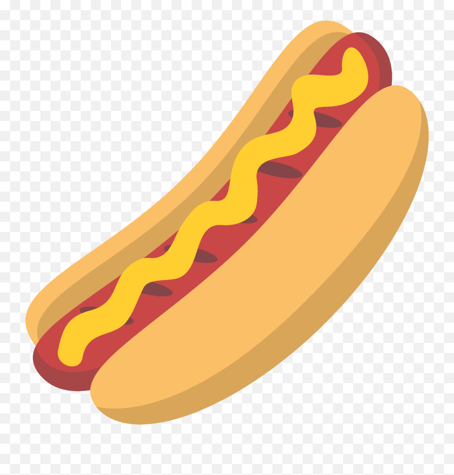 Hot Dog Emoji Clipart - Hot Dog Emoji,Hot Dog Emoji