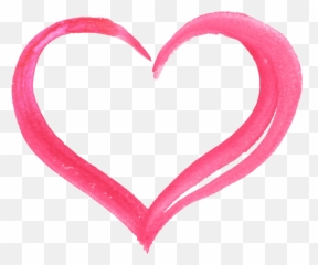 Watercolor Heart Transparent - Girly Emoji,Melting Heart Emoji