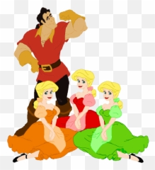 Disney Clipart For Girls - Beauty And The Beast Bimbettes Png Emoji,Disney Female Emojis