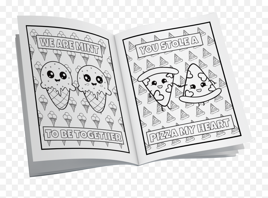 Books - Language Emoji,Different Emotions Coloring Pages