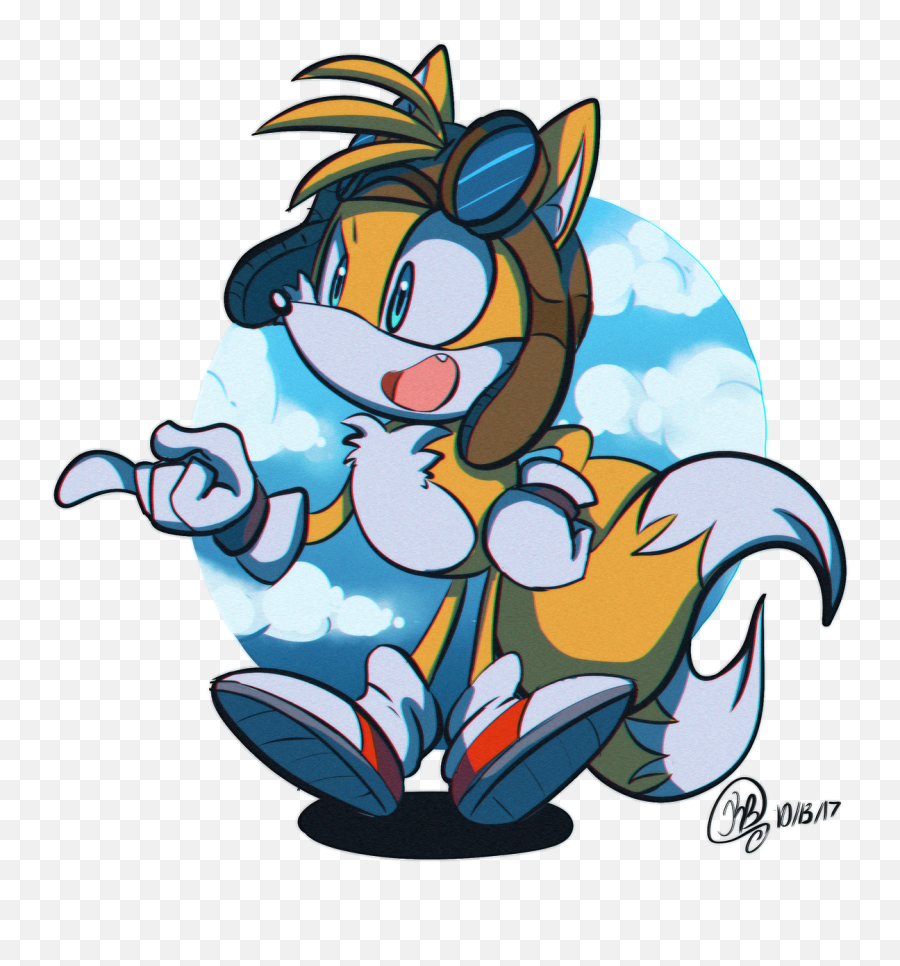 Pilot Hat Png - Like My Hat Miles Tails Prower Pilot Tails With A Pilot Hat Emoji,Rock And Roll Emoji Hat