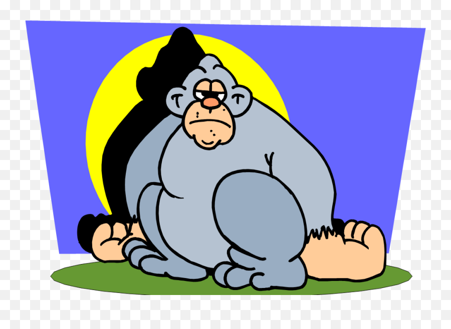 Gorillas - Clip Art Library Gorillas Emoji,Internet Gorilla Emoticon