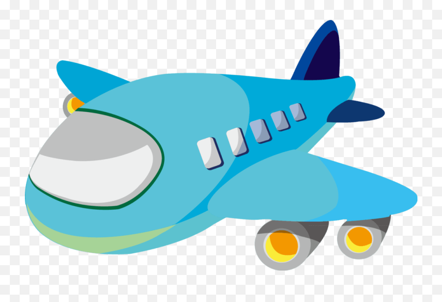 Aviao Png - Pesawat Terbang Kartun Png Emoji,Emoticon Aviao