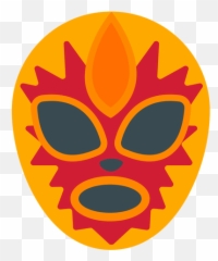 Mexico Luchadores Wrestlers Transparent - Lucha Libre Mask Transparent Emoji,Emoticon De Luchador