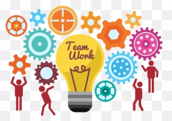 Download To Light Work Ideas Together Start Teamwork Clipart Emoji,Emoticon With Heart Eyes Candy Gram Template