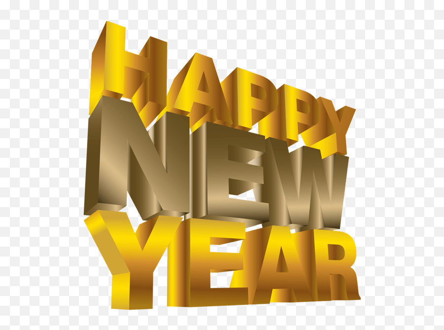 Happy New Year 2019 Golden Letters Pnglib U2013 Free Png Library Emoji,Happy New Year Sms 2019 Emoji