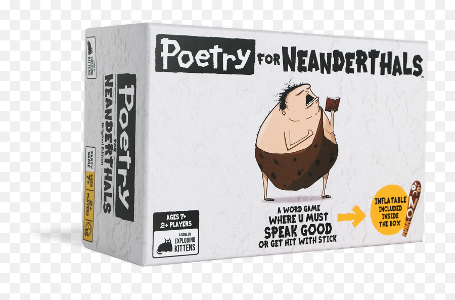 Poetry For Neanderthals A Word Game In Stock Ship Today Emoji,Neanderthal Strong Emotion