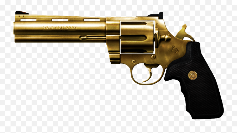 Weapon Gold Gun Firearm Pistol - Weapon Png Download 933 Emoji,Apple Revolver Emoji