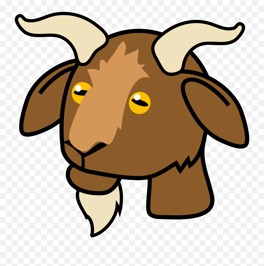 Download Goat Svg Icon Clipart Goat Clip Art Goat Nose Emoji,Goat Emoji Art