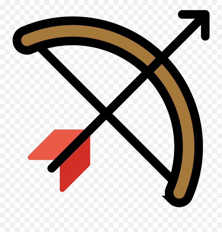Bow And Arrow Emoji Clipart - Bow And Arrow Emoji,Y Emoji