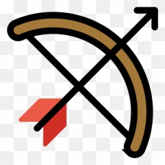 Bow And Arrow Emoji Clipart - Bow And Arrow Emoji,Y Emoji
