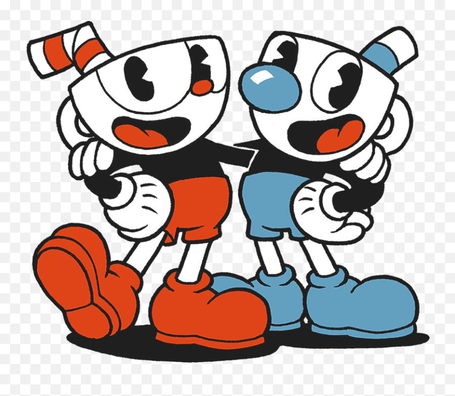 Cuphead And Mugman Emoji,Fighting Bear Emoji