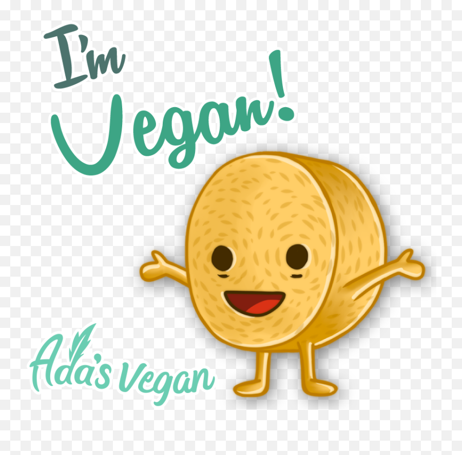 Adau0027s Vegan Stickers By Wissam Chidiak - Happy Emoji,Vegan Emoji