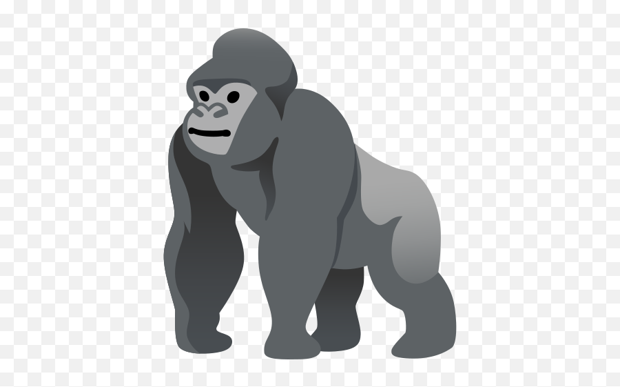 Gorilla Emoji - Android O Emoji Animals,Gorilla Emoji