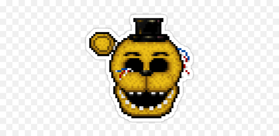 Now Hiring Model Maker 4 Fnaf Fan Game - Discuss Scratch Fnaf 1 Golden Freddy Pixel Art Emoji,Fingers In Ears Emoticon