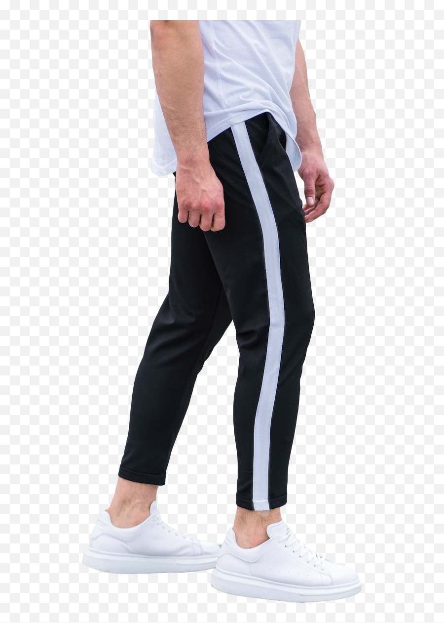 Turkey Joggers Turkey Joggers - Black Jogger With Stripe Men Emoji,Customize Emoji Joggers