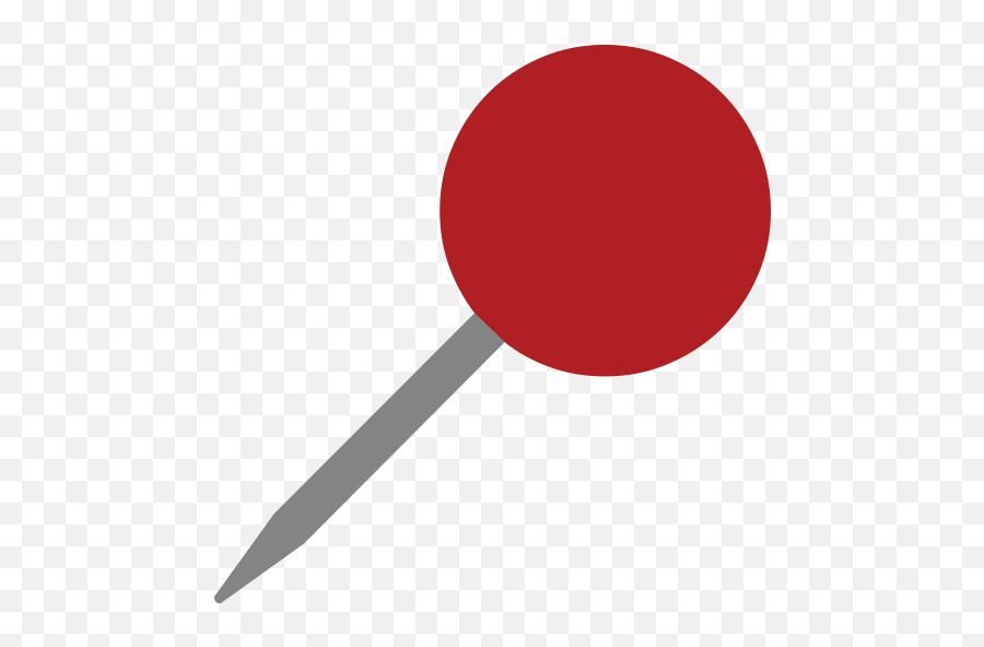 Round Pushpin Emoji For Facebook Email - Dot,Pinpoint Emoji