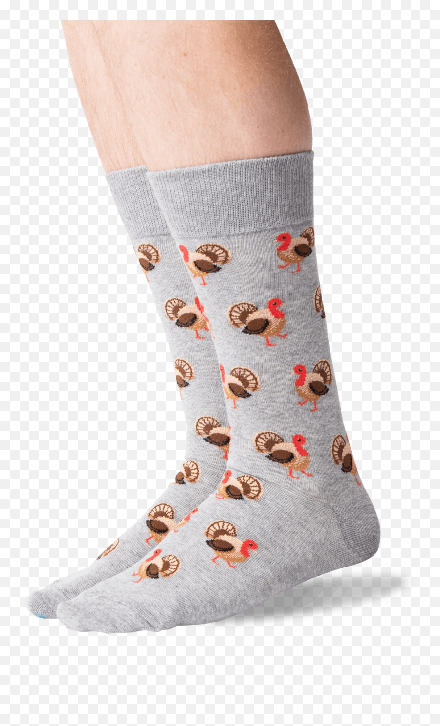 Menu0027s Turkeys Crew Socks U2013 Hotsox - Unisex Emoji,Turkey And Pie Emoji