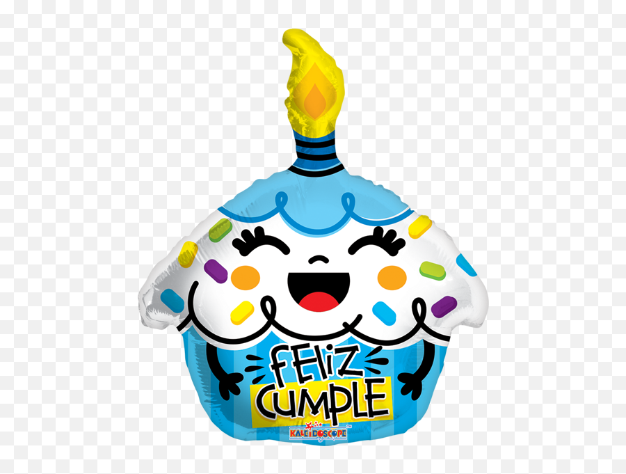 Globilandia - Catalogo De Globos Felicidades Feliz Cumpleaños Globo De Cumpleaños Cupcake Emoji,Emojis De Felicidades