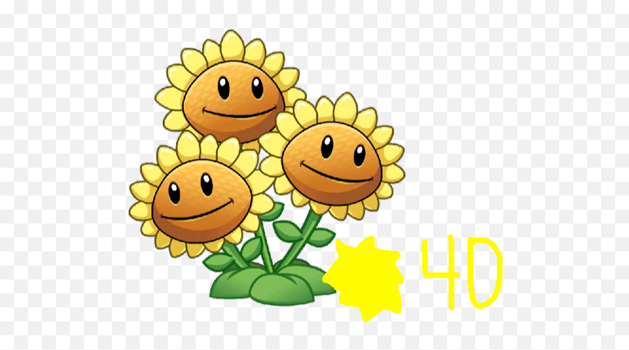 Pvz Sun Clicker Idea By James Tynker - Triplet Sunflower Pvz Emoji,Instagram Multiplication Emoticon