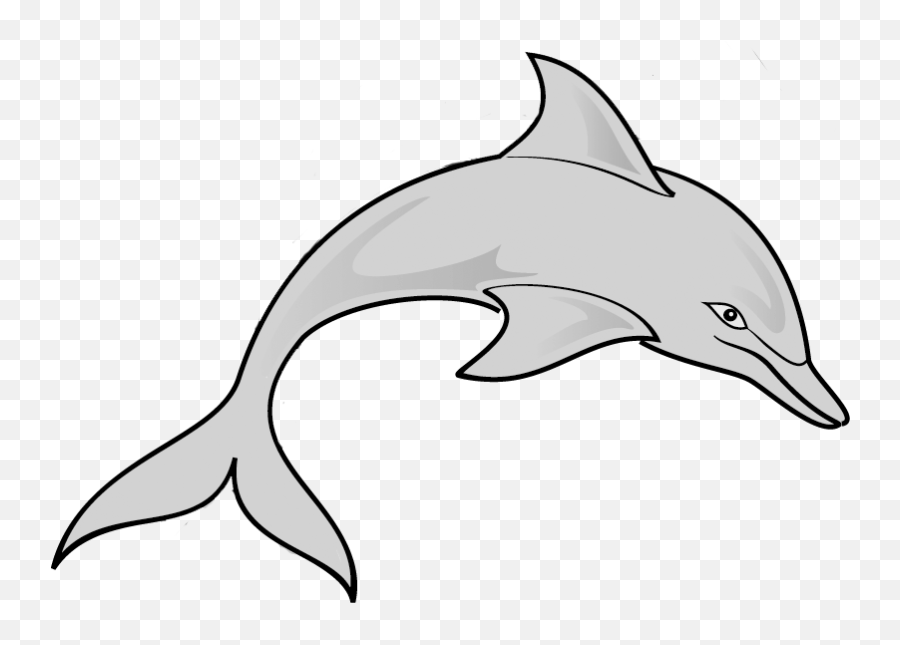 Dolphins Clipart Easy Dolphins Easy - Dolphin Fish Clip Art Emoji,Dolphins And Emotions