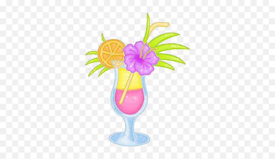 Clipart Tropical Drink - Clip Art Library Tropical Drink Clip Art Emoji,Tropical Drink Emoji