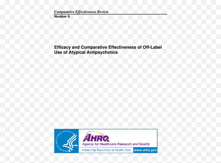 Pdf Efficacy And Comparative Effectiveness Of Off - Label Use Ahrq Emoji,Intense Emotions And Nose Bleeds Borderline Personality Disorder