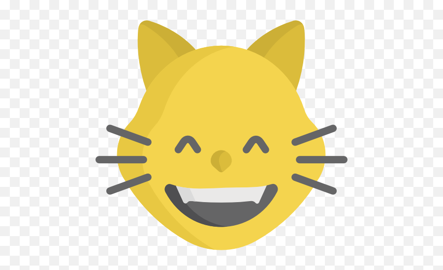 Cat - Free Smileys Icons Icon Emoji,Cat Face With Paw Emoticon