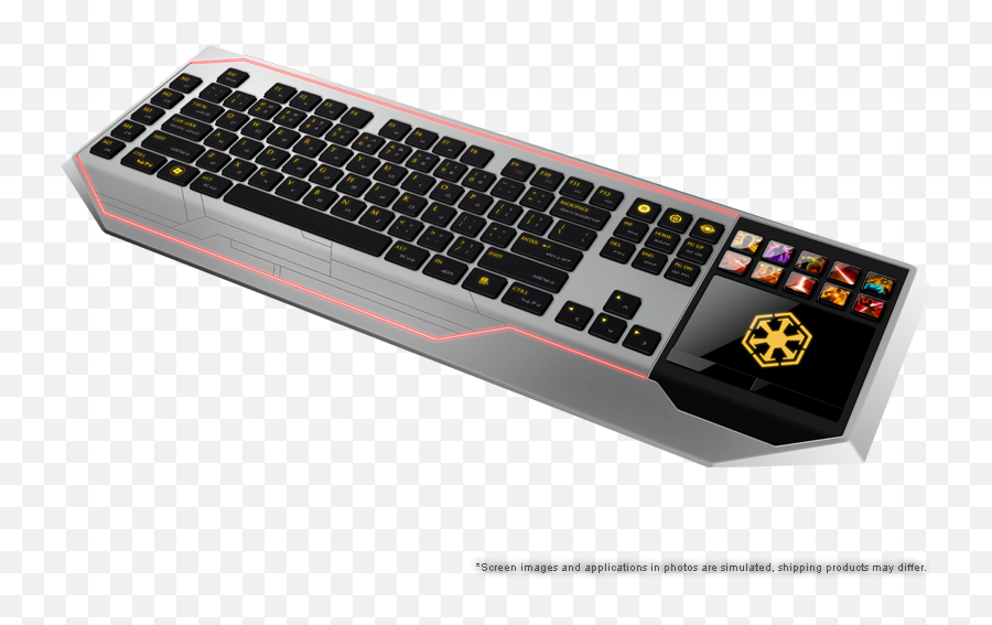 Star Wars The Old Republic Gaming Keyboard By Razer - Star Wars Keyboard Emoji,Find Emoticons On Logitech Keyboard