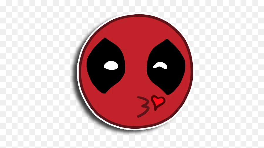 Marvel Stickers Para Telegram - Fictional Character Emoji,Deadpool Emoticon Facebook