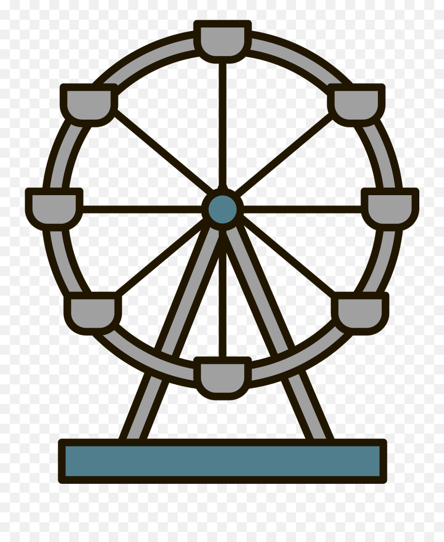 Singapore Flyer Clipart - Giant Wheel Clipart Emoji,Flyer Emoji