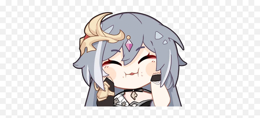 Chubbychibifuhua - Discord Emoji Honkai Emotes,Slack, Horn Emojis