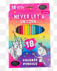 Colored Pencils Unicorn - Girly Emoji,What To Put For The Size Of Theunicorn Emoji Trnasparent