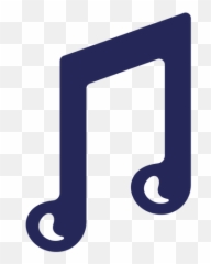 Quaver Note Icon Transparent Png Svg - Dot Emoji,Singing Notes Emoji Transparent Background