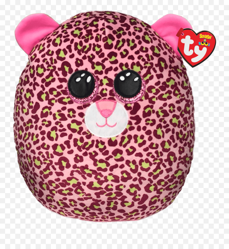 Lainey - Pink Leopard Large Ty Squish A Boo Lainey Emoji,Facebook Emojis Sloth