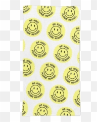 Toalha Be Kind De Nathalia Domineli - Happy Emoji,Obrigada Smile Emoticon