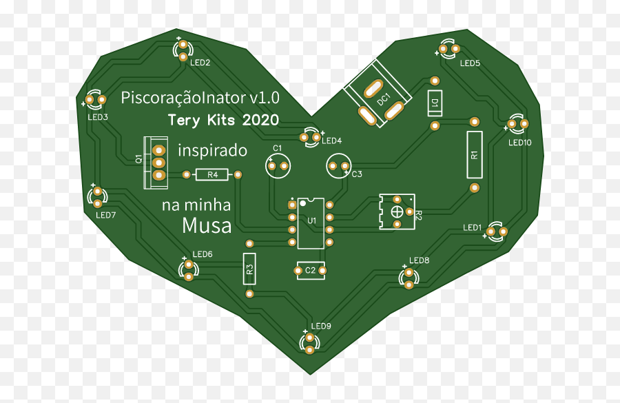 Pulsing Heart - Share Project Pcbway Language Emoji,Emotion Coraacao
