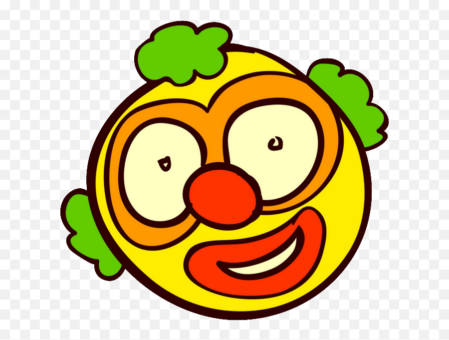 Clown Emoji Png - Happy,Jedi Emoticon For Iphone