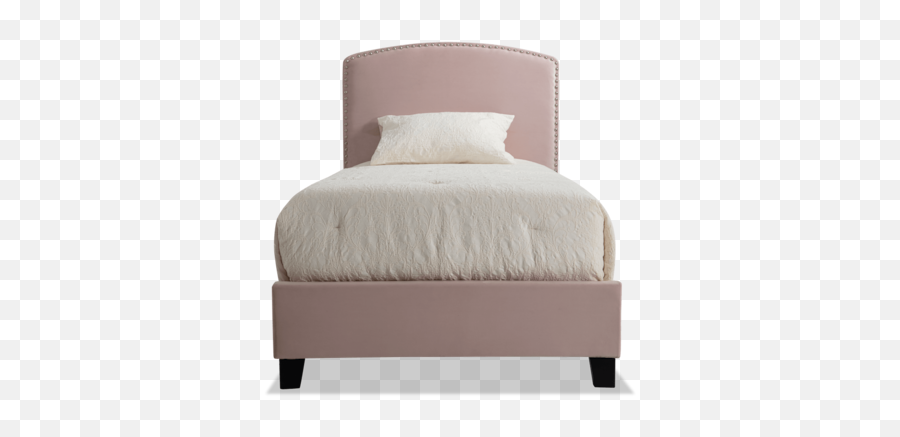 Isabella Twin Pink Upholstered Bed - Queen Size Emoji,Pink Emojis Bed Spreads