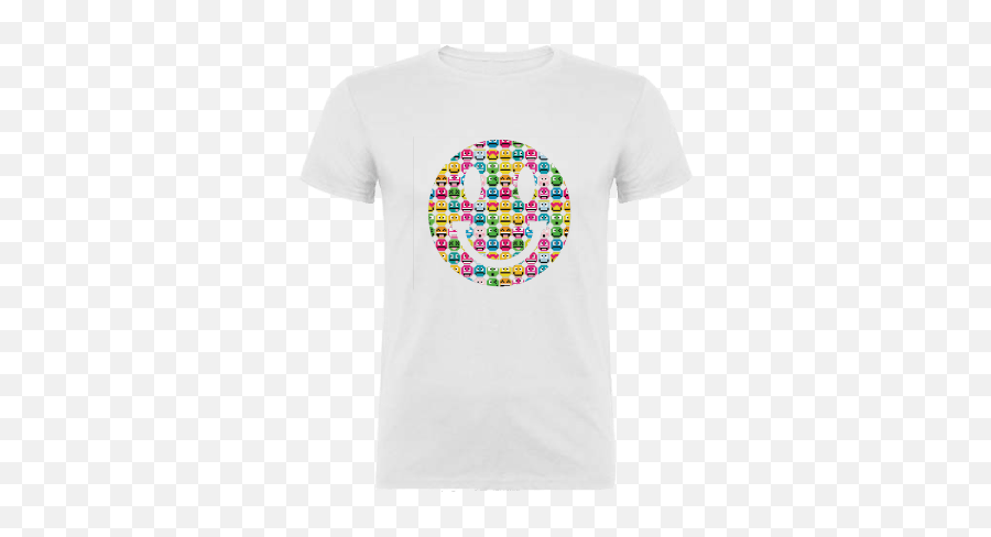 Emoji 7831 - Shirt Silhouette,Camisa Con Emojis