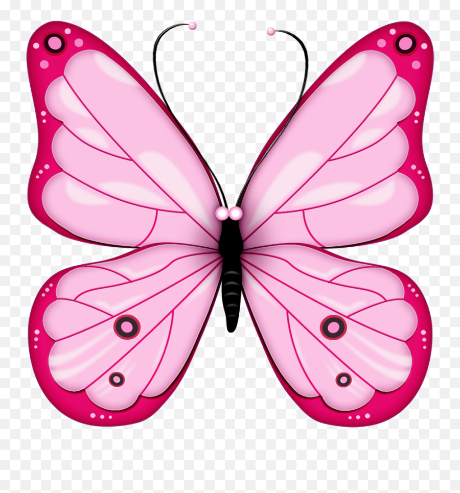 Kids Clipart Butterfly Kids Butterfly Transparent Free For - Pink Butterfly Clipart Emoji,Emotion Butterflies