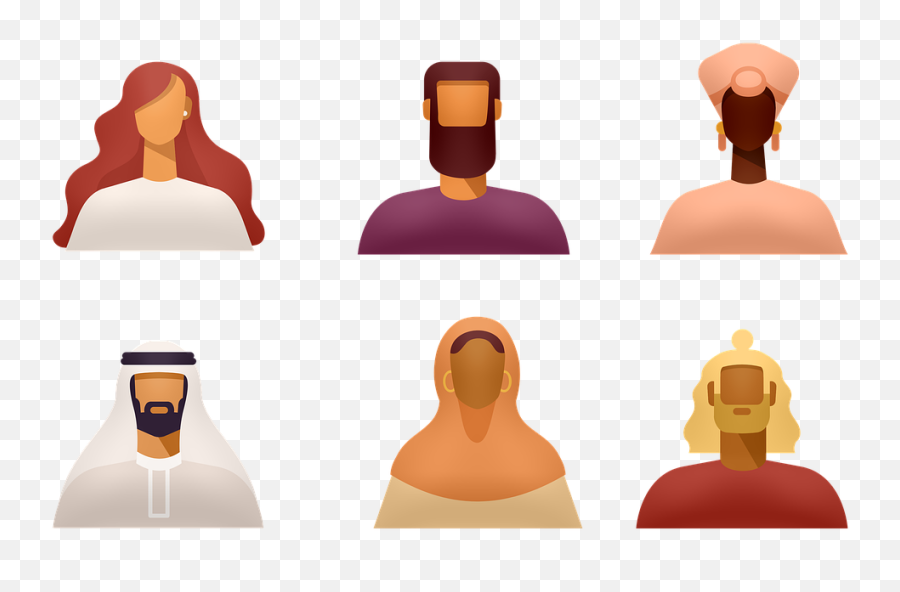 Avatars Ethnic Diverse Various - Religion Emoji,Headshoot Emoticon