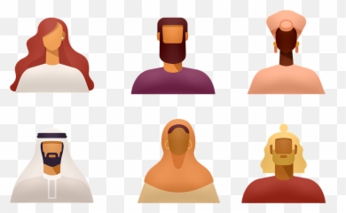 Avatars Ethnic Diverse Various - Religion Emoji,Headshoot Emoticon