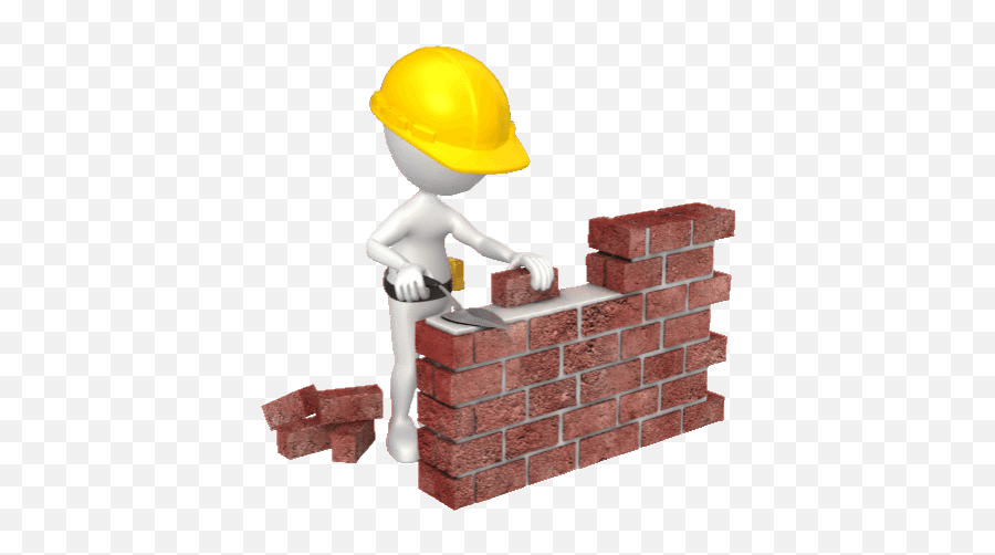Top Brick Wall Stickers For Android - Transparent Construction Worker Gif Emoji,Giphy Emoticon Banging Head Against Brick Wall