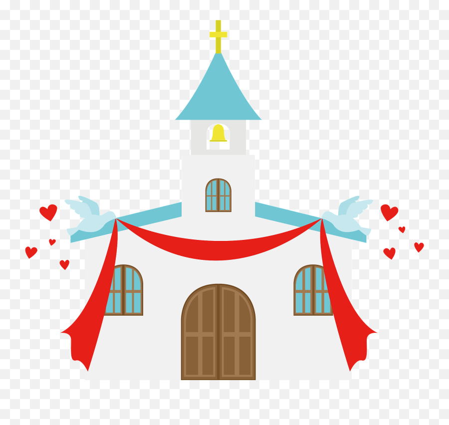 Church Wedding Clipart Free Download Transparent Png - Wedding Church Images Clipart Emoji,Emoji House Bride