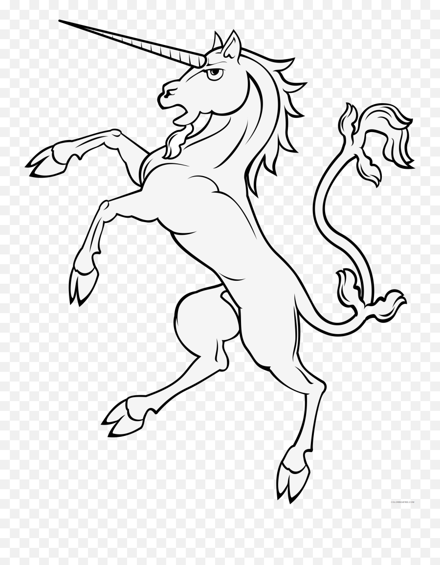 Unicorn Free To Use Clip Art 5 Clipartbarn - Clipartix Tô Màu Ki Lan Emoji,How To Draw A Unicorn Emoji