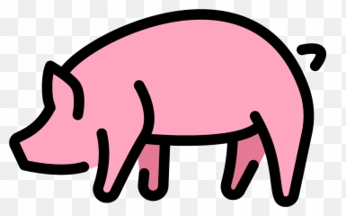Pig Emoji - Cerdo Clip Art,Woman Pig Emoji