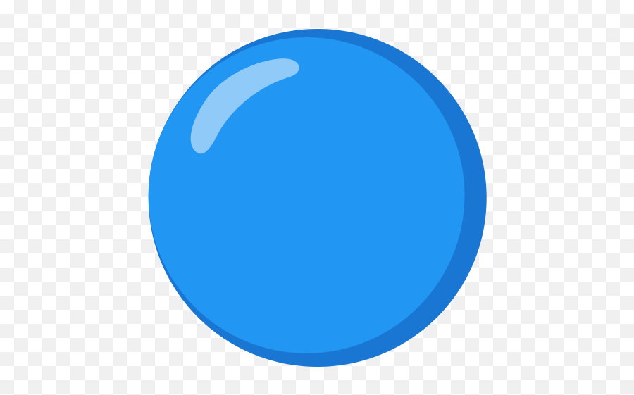 Blue Circle Emoji,Blue Smiley Emoji