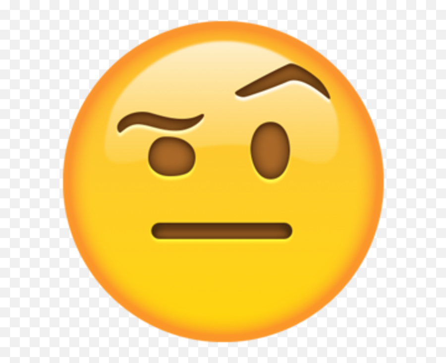 Download Neutral Face Emoji - Neutral Face Emoji Png,Shrug Emoji